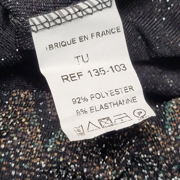 𝅺SPARKLY Brown and Black Zig Zag- One Size Fits Most - Picture 5 of 9